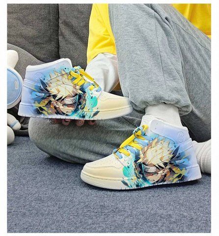 Высокие молодежные кроссовки с Наруто - кеды для подростков с рисунком аниме Naruto DO20469-1 фото
