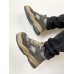 Мужские спортивные ботинки кроссовки на грубой подошве - серые