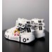 Зимние молодежные высокие белые кеды - кроссовки разрисованные цветным аниме  - для подростков на меху