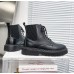 Черные ботинки мужские с резинкой сзади