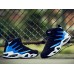 Спортивные крутые кроссовки черный + синий