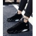 Стильные черные мужские кроссовки