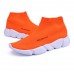 Оранжевый кроссовки носки Balenciaca недорого