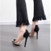 Женские черные туфли c бантиком недорого