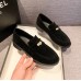Женские классические черные замшевые туфли балетки