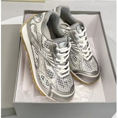 Качественные летние серебряные кроссовки с крупной сеткой – в стиле ретро Orbit flash Mary Jane