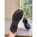 Женские черные туфли с раздвоенными носками - таби массивные лаковые