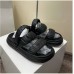 Модные молодежные сандали крокс черные - мягкие сандалии тапки из пены женские