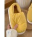Жіночі низькі валянки дутики на хутрі - теплі мокасини м'які жіночі жовті